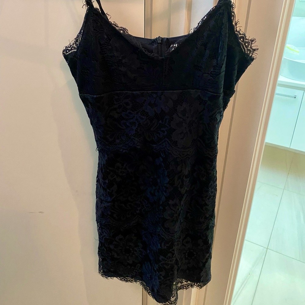 LF Black short lace dress